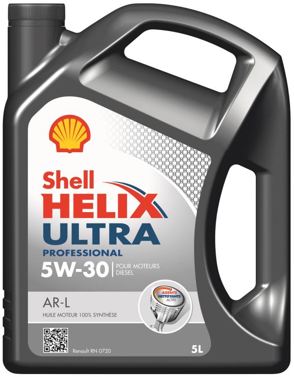 Huile moteur SHELL HELIX ULTRA PROFESSIONAL AR-L 5W-30 5L - ref. 550040187